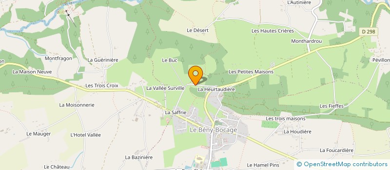 localisation de l'entreprise HOLDING LEPROVOST  SOULEUVRE EN BOCAGE