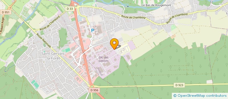 localisation de l'entreprise HOLDING LEROUEIL  CANDE-SUR-BEUVRON