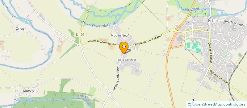 localisation de l'entreprise HOLDING LES 6 ETOILES  ECHIRE