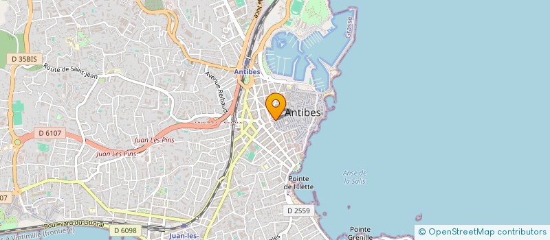 localisation de l'entreprise HOLDING LES 7 EPIS  ANTIBES