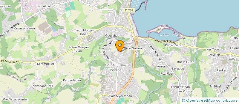 localisation de l'entreprise HOLDING LES EMBRUNS  SAINT-QUAY-PERROS