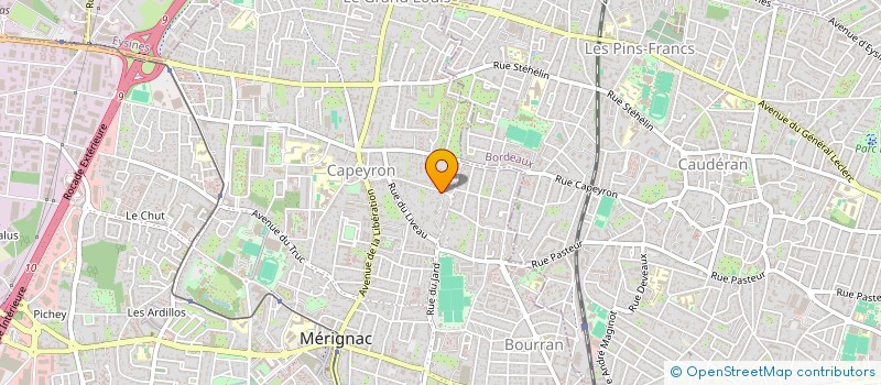 localisation de l'entreprise HOLDING LES EYQUEMS  MERIGNAC