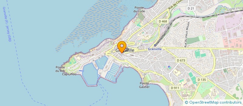 localisation de l'entreprise HOLDING LES GOURMAY  GRANVILLE