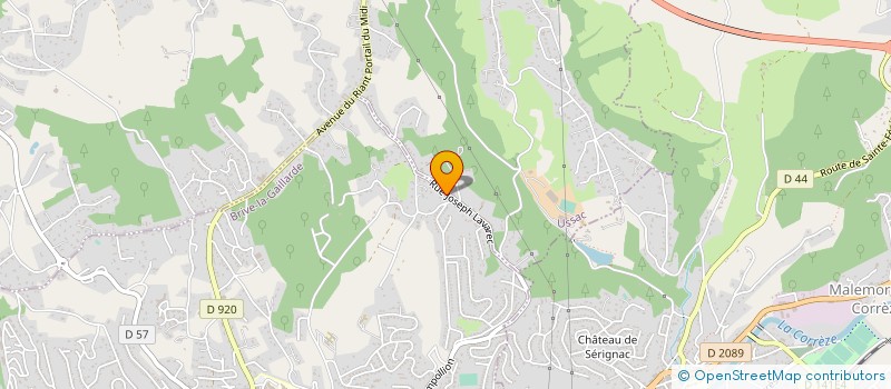 localisation de l'entreprise HOLDING LES KORRIGANS  BRIVE-LA-GAILLARDE