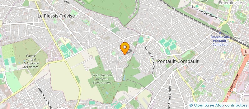 localisation de l'entreprise HOLDING LES LANDES  LE PLESSIS-TREVISE