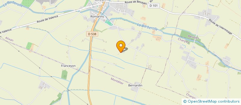 localisation de l'entreprise HOLDING LES MARAIS  ALIXAN