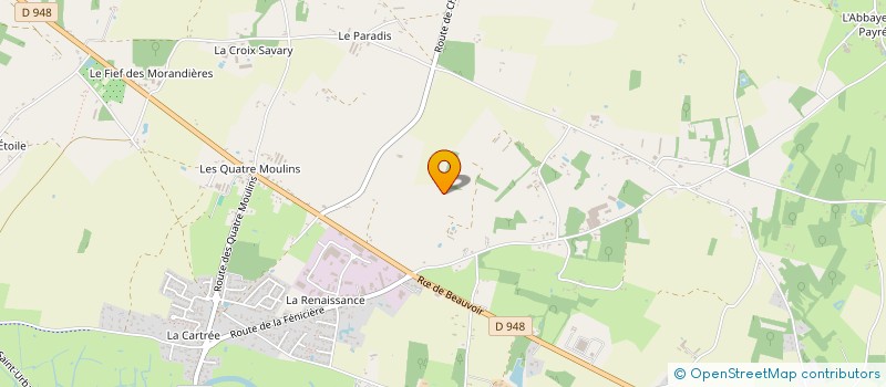 localisation de l'entreprise HOLDING LES ORMEAUX à SALLERTAINE