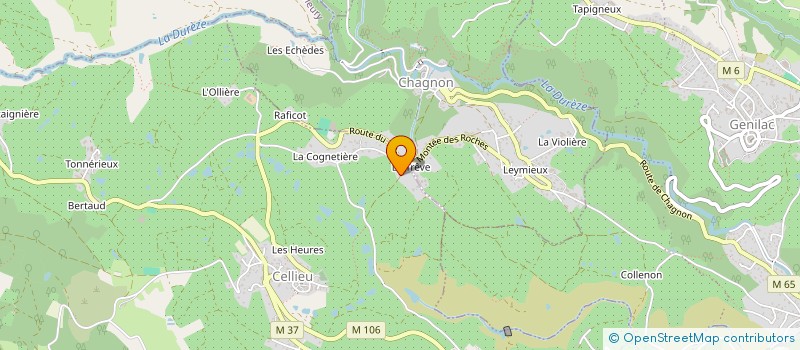 localisation de l'entreprise HOLDING LES PAONS  CELLIEU