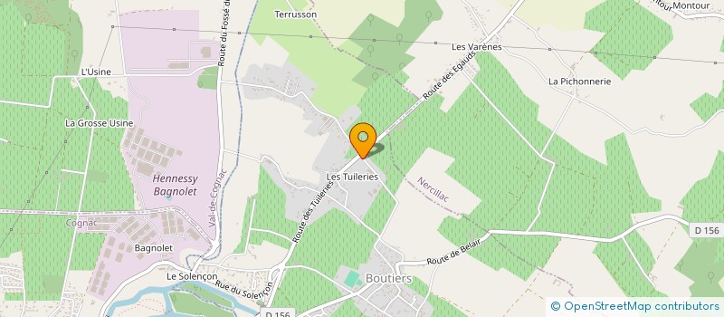 localisation de l'entreprise HOLDING LES RENARDIERES à BOUTIERS-SAINT-TROJAN