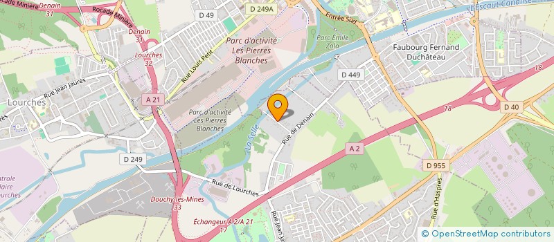 localisation de l'entreprise HOLDING LES TROIS FRERES à DOUCHY-LES-MINES
