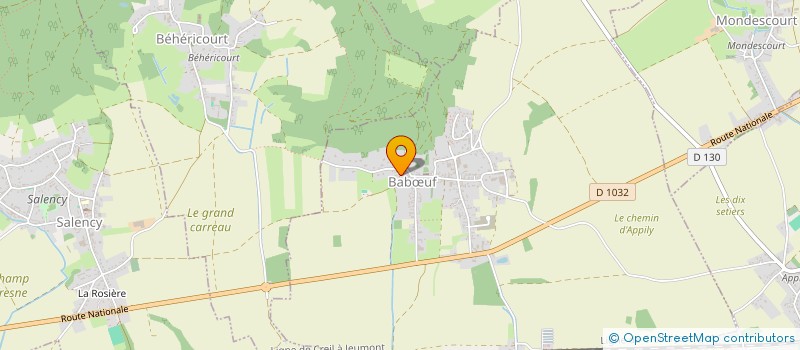 localisation de l'entreprise HOLDING LESBROUSSART - LBS  BABUF