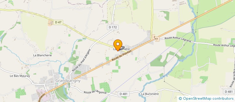 localisation de l'entreprise HOLDING LESENECHAL  GRANDPARIGNY