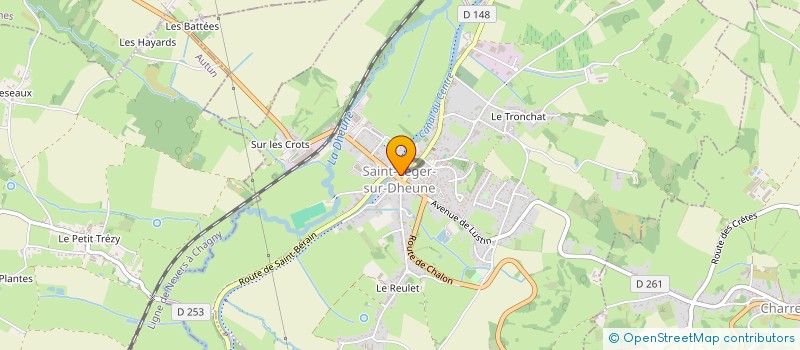 localisation de l'entreprise HOLDING LETANG  SAINT-LEGER-SUR-DHEUNE