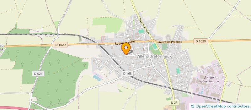 localisation de l'entreprise HOLDING LEVESQUE  VILLERS-BRETONNEUX