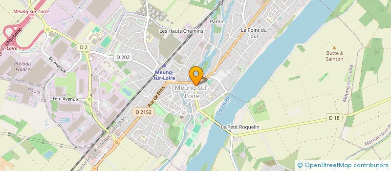 localisation de l'entreprise HOLDING LF  MEUNG-SUR-LOIRE
