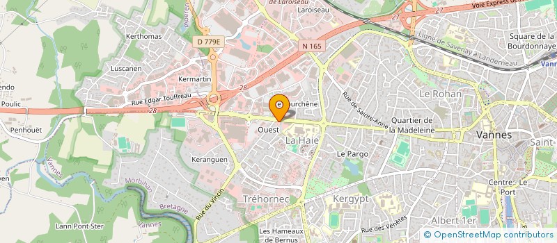 localisation de l'entreprise HOLDING LFA à VANNES