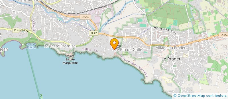 localisation de l'entreprise HOLDING LG à LE PRADET