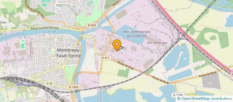 localisation de l'entreprise HOLDING LG à MONTEREAU-FAULT-YONNE