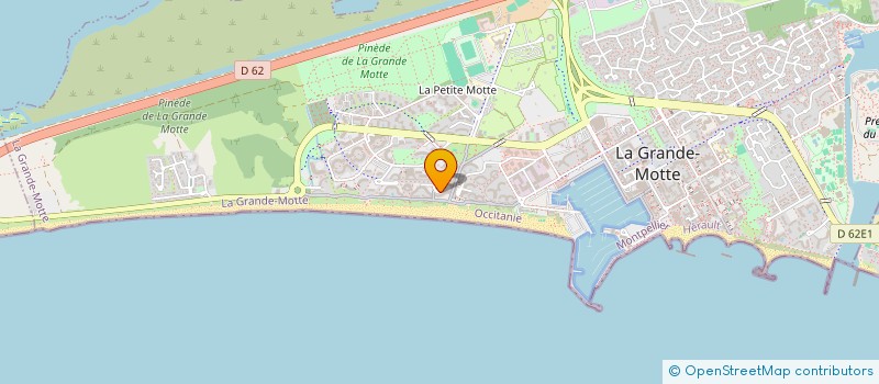 localisation de l'entreprise HOLDING LG INVEST  LA GRANDE-MOTTE