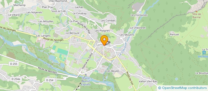 localisation de l'entreprise HOLDING LGDH  SAMOENS