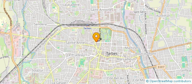 localisation de l'entreprise HOLDING LIBRA  TARBES