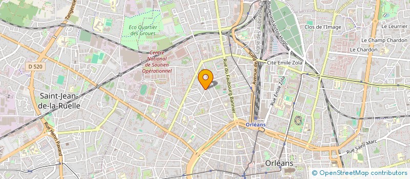 localisation de l'entreprise HOLDING LIKOLO à ORLEANS