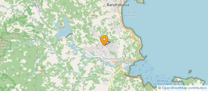 localisation de l'entreprise HOLDING LILIO  BANDRABOUA