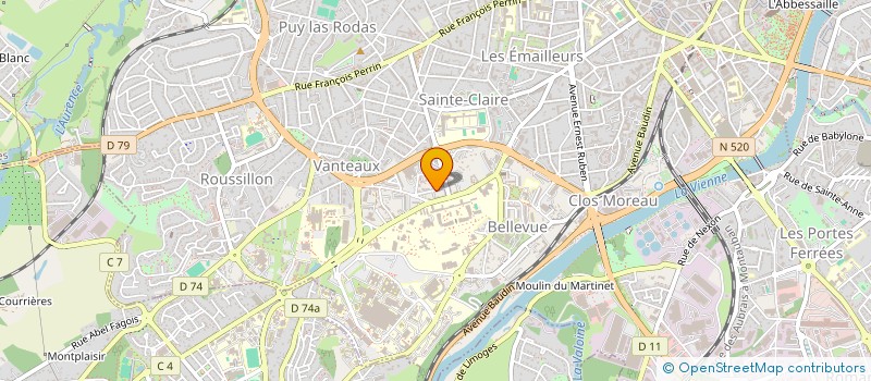 localisation de l'entreprise HOLDING LIMOVIC à LIMOGES
