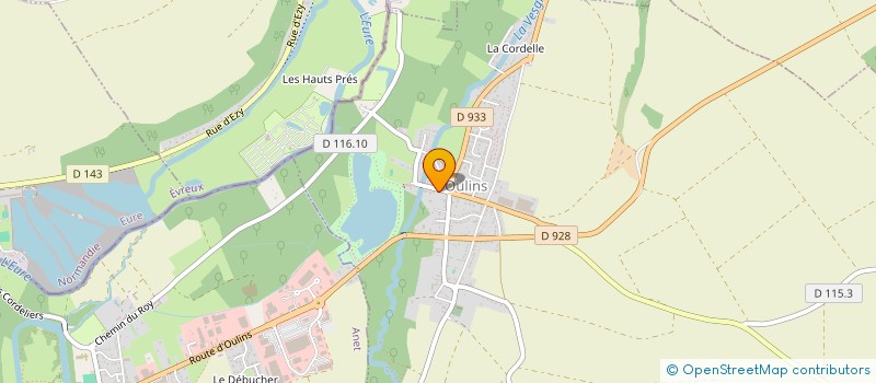 localisation de l'entreprise HOLDING LIOCLELU à ANET