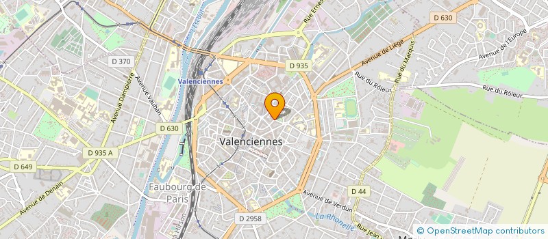 localisation de l'entreprise HOLDING LISO  VALENCIENNES
