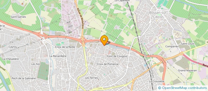 localisation de l'entreprise HOLDING LIVS à BEZIERS