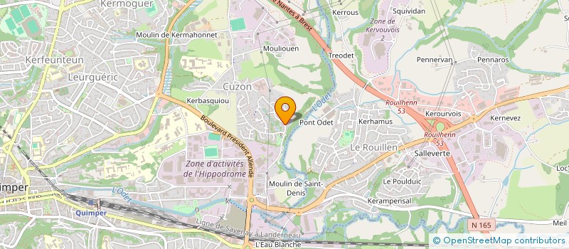 localisation de l'entreprise HOLDING LLD à QUIMPER