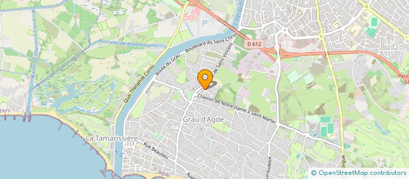 localisation de l'entreprise HOLDING LMDG  AGDE