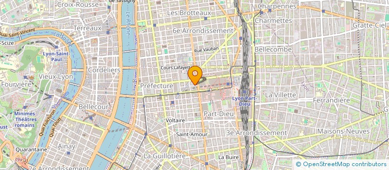 localisation de l'entreprise HOLDING LMEF  LYON