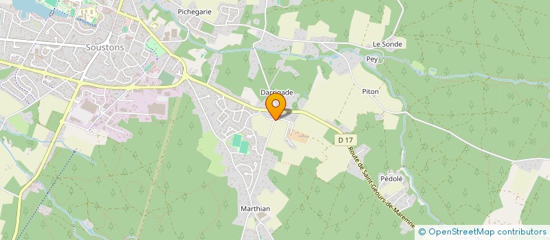 localisation de l'entreprise HOLDING LMTD  SOUSTONS