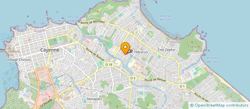 localisation de l'entreprise HOLDING LNL'S  CAYENNE