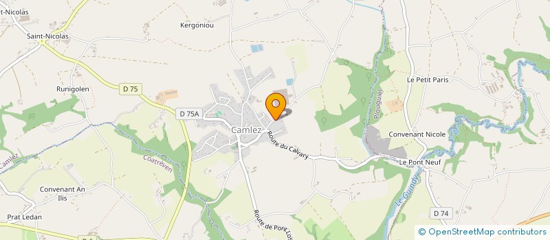 localisation de l'entreprise HOLDING LOCULI  CAMLEZ