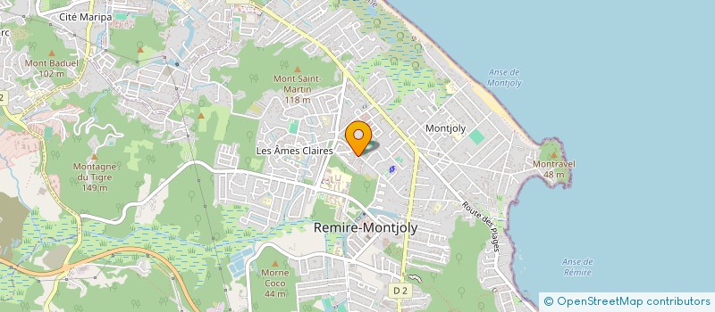 localisation de l'entreprise HOLDING LOFADICOLA  REMIRE-MONTJOLY