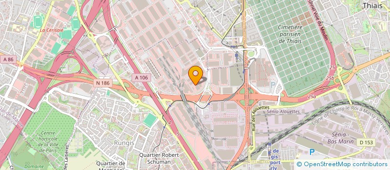 localisation de l'entreprise HOLDING LOGISTIQUE DU FROID à RUNGIS