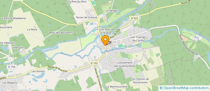 localisation de l'entreprise HOLDING LOIC NEVEUX  BRACIEUX