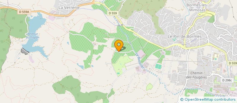 localisation de l'entreprise HOLDING LOMIVAN  BORMES-LES-MIMOSAS