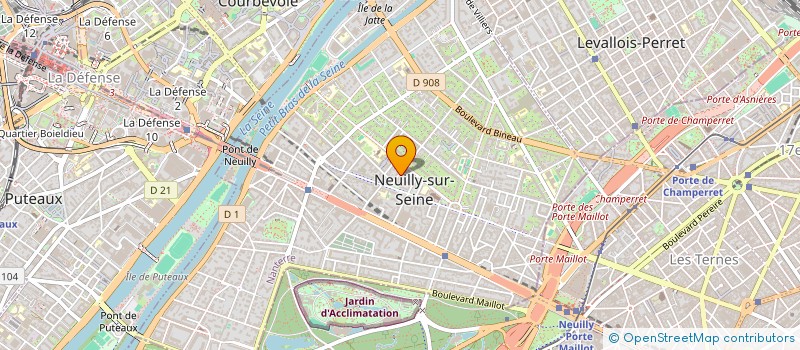 localisation de l'entreprise HOLDING LONGCHAMP GROUPE à NEUILLY-SUR-SEINE