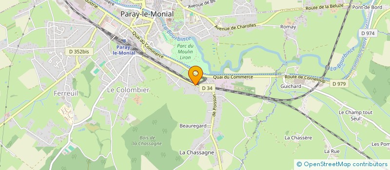 localisation de l'entreprise HOLDING LORENZO  PARAY-LE-MONIAL