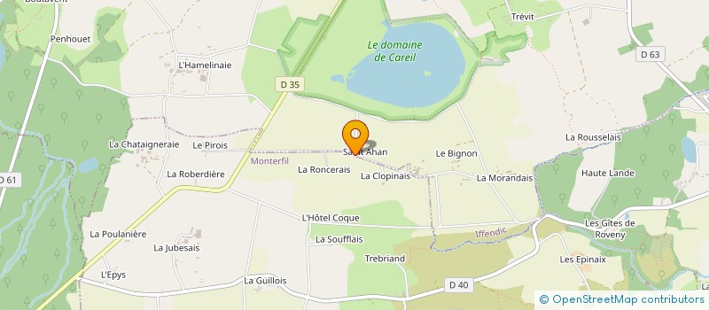 localisation de l'entreprise HOLDING LOUAZEL  IFFENDIC