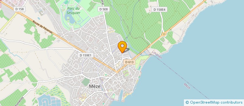 localisation de l'entreprise HOLDING LOUBET à MEZE