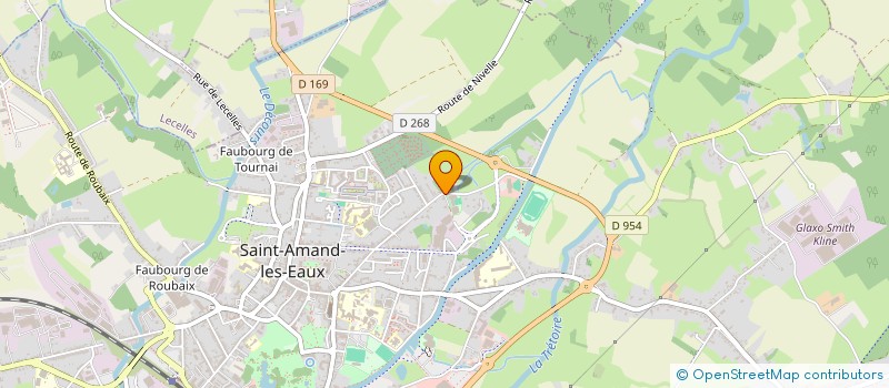 localisation de l'entreprise HOLDING LOUBIN  SAINT-AMAND-LES-EAUX