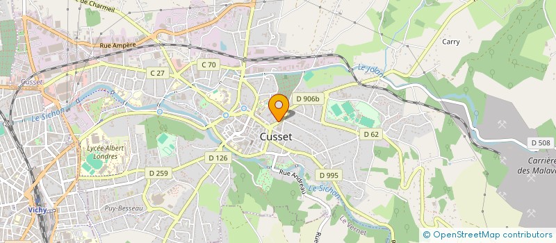 localisation de l'entreprise HOLDING LOUBINOUX  CUSSET