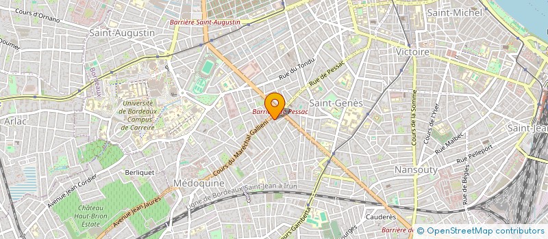 localisation de l'entreprise HOLDING LOUIS VERDIER  TALENCE