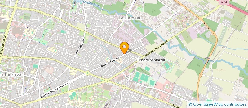 localisation de l'entreprise HOLDING LOULILONELL à PAU