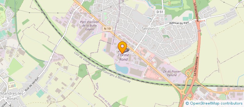 localisation de l'entreprise HOLDING LOUVEAU LE GUEN à SERVON